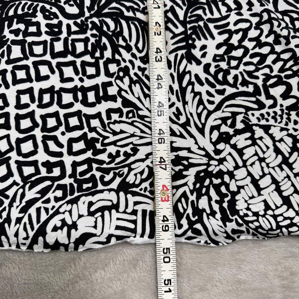 Lilly Pulitzer Parigi Maxi Dress Women S Onyx Home Slice Black White Jersey Boho - Picture 11 of 11